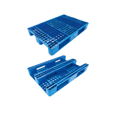 Blaue Euro-HDPE Paletten-nistbare Kunststoffpalette 1200*1000*150mm