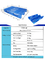 Dunkelblaues HDPE umschaltbare Kunststoffpaletten 1200 x 800 Gitter-Oberfläche