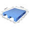 Soem-Lager-Kunststoffpalette blaues aufbereitetes HDPE 1200mm*1000mm*170mm