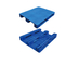 HDPE-blaue aufbereitete Kunststoffpaletten SGS-Paletten-Plastikharte beanspruchung