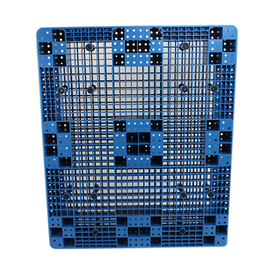 HDPE durchlöcherte nistbares Kunststoffpalette-Blau 6 Ton Static Load