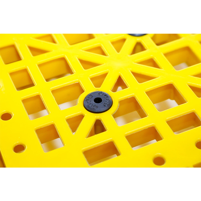 Industrielle blaue rote grünes HDPE Eurohochleistungskunststoffpalette stapelbares 1200X1000