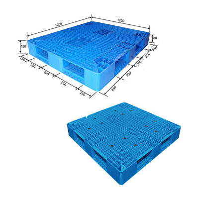 1200 x 1200 Millimeter-HDPE Kunststoffpalette-Eurostandardgrößen-harte Beanspruchung im Porzellan